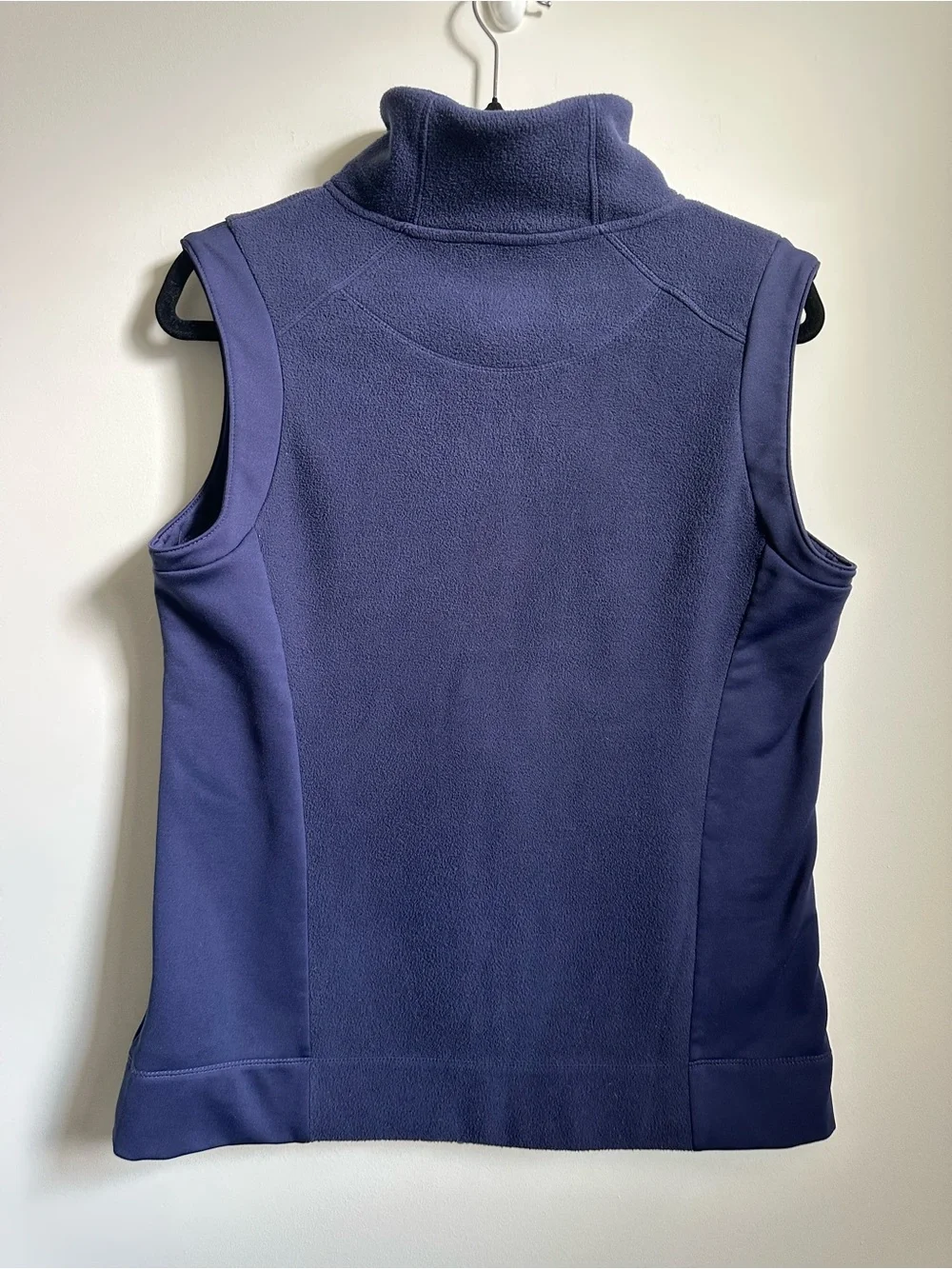 Columbia Omni-Shield Fleece Softshell Vest Women’s L Blue Full Zip Outdoor